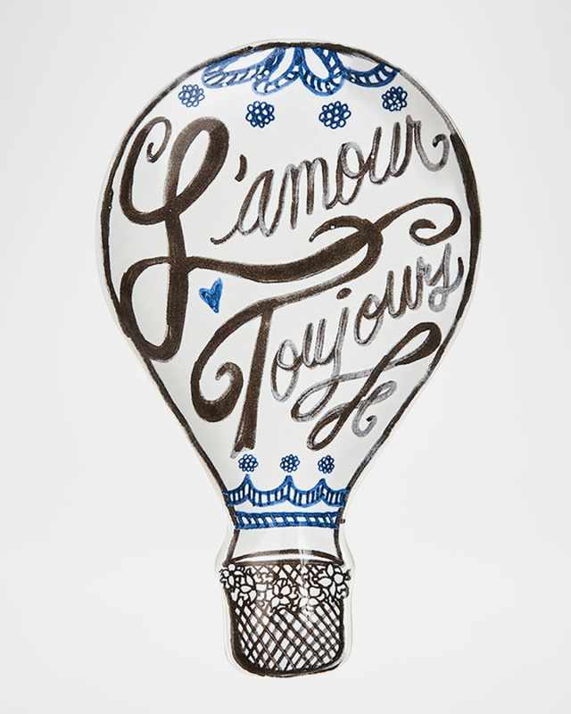 L'Amour Toujours 6" Hot Air Balloon Tray